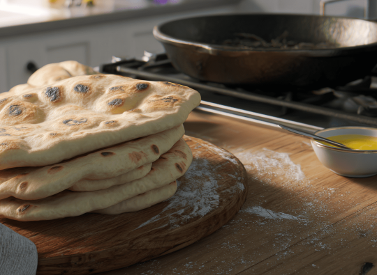 Chleb z patelni – domowe pieczywo bez piekarnika krok po kroku